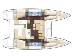 Lagoon 400 S2 „Sailing Blue 4 - Refit 2021“ – fotka 12