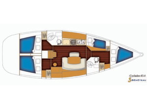 Cyclades 43.4 „Velasquez“ – fotka 2