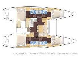 Lagoon 40 „Senza Meta (A/C and Generator)“ – fotka 8