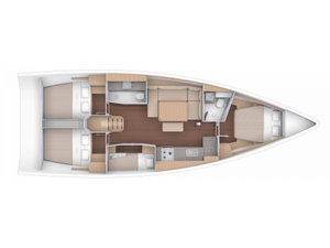Dufour 430 GL „Noah - Water maker, Solar Panel“ – fotka 14