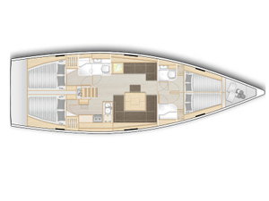 Hanse 458 „Bea - Water maker, Solar Panel“ – fotka 12