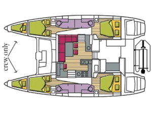 Lagoon 450 Flybridge „Cor Caroli“ – fotka 17