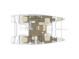 Dufour 48 Catamaran „Diva - Skippered“ – fotka 12
