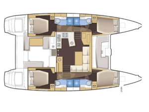 Lagoon 450 Flybridge „Alba Mouse“ – fotka 3