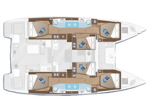 Lagoon 50 „Margeo XVI (A/C - Generator - Water Maker - dishwasher)“ – fotka 3
