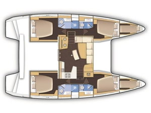 Lagoon 42 „AKTIS (air condition, generator, watermaker)“ – fotka 20