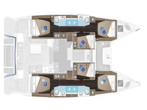 Lagoon 51 „AEGEUS (A/C, Gen, W.Maker, Teak cockpit, underwater lights)“ – fotka 2