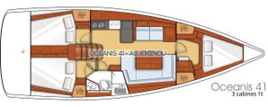Oceanis 41 „Asjemenou“ – fotka 16