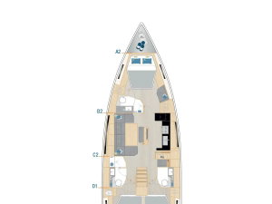 Hanse 460 „Orsasei - Owner version, A/C, Water maker, Solar Panel“ – fotka 2