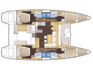 Lagoon 450 Flybridge „AZRAQ (refit 2023)“ – fotka 3
