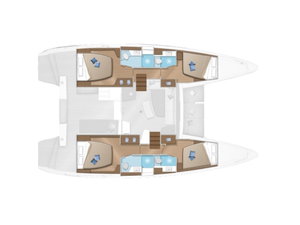 Lagoon 42 „Almalù - A/C, Generator, Water maker“ – fotka 14