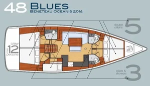Oceanis 48 „Blues“ – fotka 4