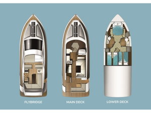 Galeon 420 Fly „Amber Blue“ – fotka 28