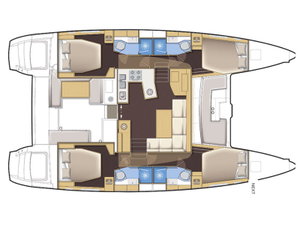 Lagoon 450 Flybridge „BRIGHT MOON“ – fotka 2