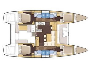 Lagoon 450 Flybridge „Poker Face - (A/C - Generator - Refit 2021)“ – fotka 9
