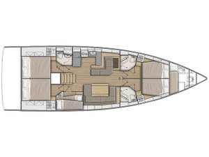 Oceanis 51.1 „Barracuda (Refit 2026 - A/C - Generator - Electric Heads - 12 Pax)“ – fotka 2