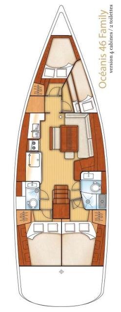 Oceanis 46 „Miha“ – fotka 12