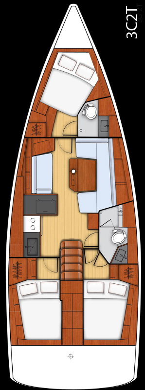 Oceanis 41.1 „Dream Course“ – fotka 48
