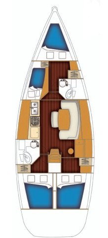 Cyclades 43.4 „Kalypso“ – fotka 15