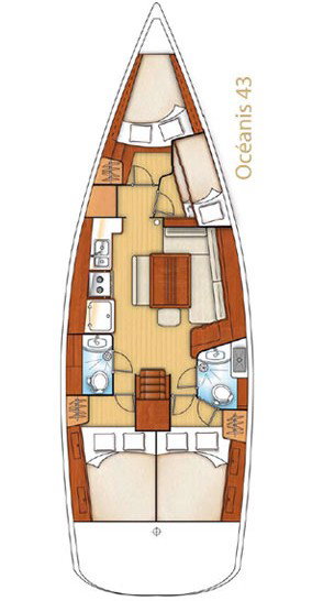 Oceanis 43 „Fantasea“ – fotka 12