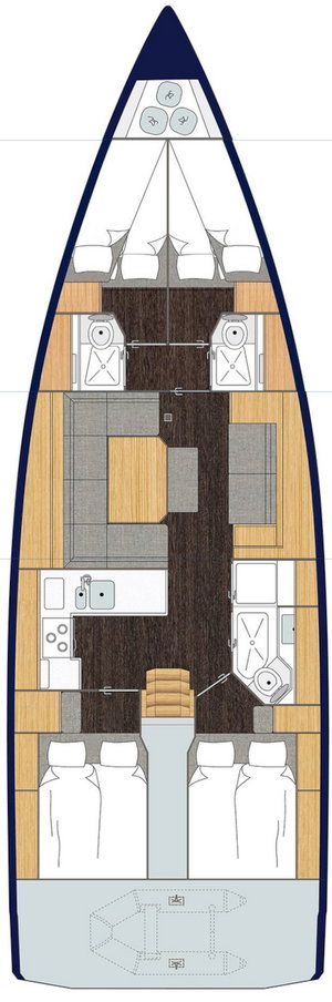 Bavaria C45 Style „Seacloud“ – fotka 18