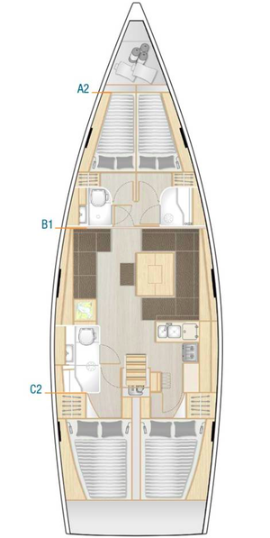 Hanse 458 „Lady Zrilla“ – fotka 7