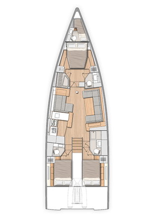 Oceanis 54 - 3 + 1 cab. „Heartbeat“ – fotka 2