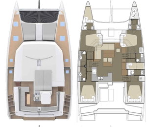 Dufour 48 Catamaran „Casablanca“ – fotka 20