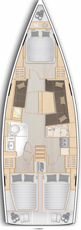 Hanse 418 „L'epaulard III“ – fotka 7