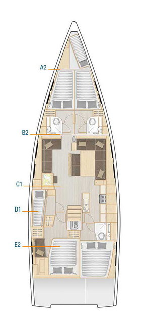 Hanse 548 „Stargazing“ – fotka 29