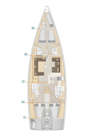 Hanse 588 „Mischief 2.0“ – fotka 25