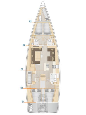 Hanse 588 „Citrus“ – fotka 42