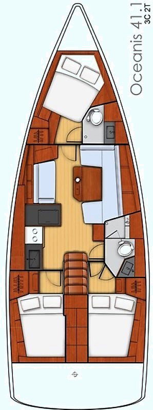 Oceanis 41.1 „MARISOL“ – fotka 2