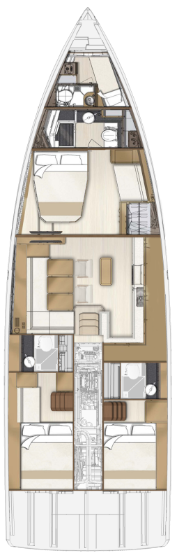 Jeanneau 55 „Casbah IV“ – fotka 26
