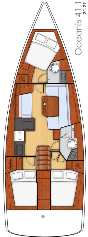 Oceanis 41.1 „Luxa“ – fotka 14