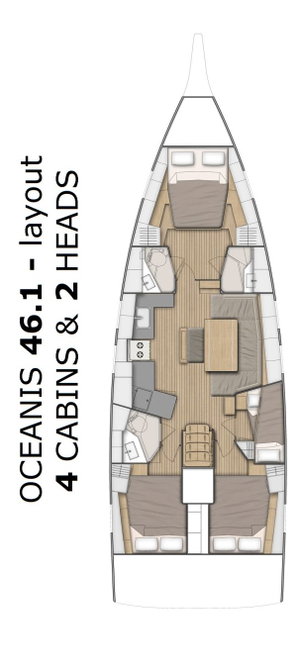 Oceanis 46.1 „Nalu“ – fotka 15