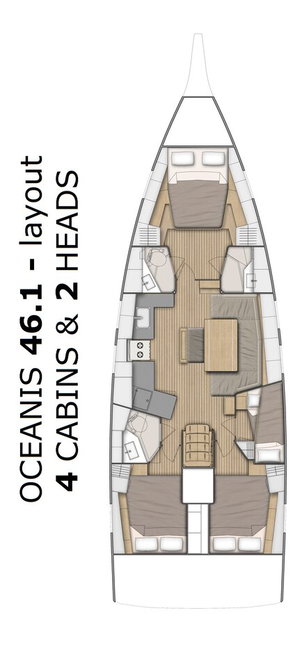 Oceanis 46.1 „Nauti Buoy“ – fotka 17