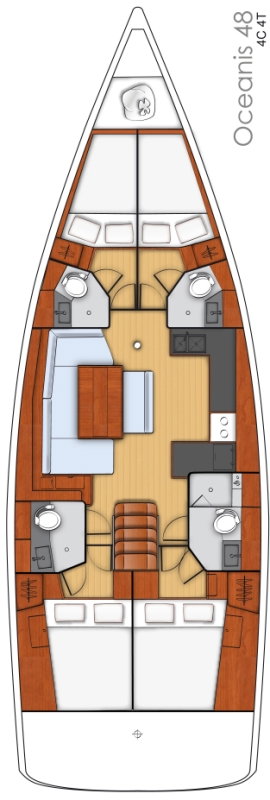 Oceanis 48 „Flou“ – fotka 36