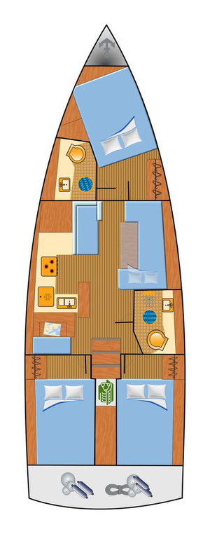 Sun Odyssey 410 „Naoussa“ – fotka 12