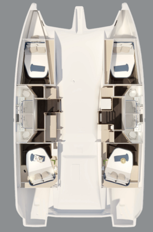 Fountaine Pajot New 44 Quatour ELECTRIC „MANATEE“ – fotka 7