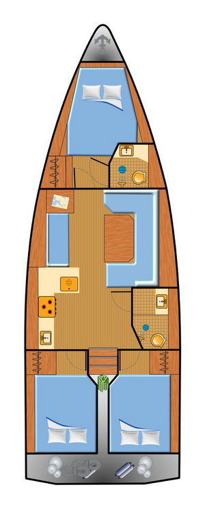 Bavaria C42 „Blue Eyes“ – fotka 14