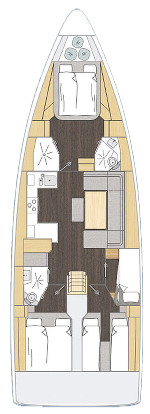 Bavaria C46 „Azzurra“ – fotka 12