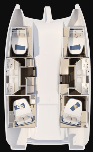 Fountaine Pajot New 41 Quatuor 4 „Olympos“ – fotka 6