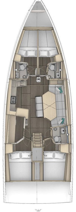 Dufour 48 „Ocean Rose“ – fotka 38