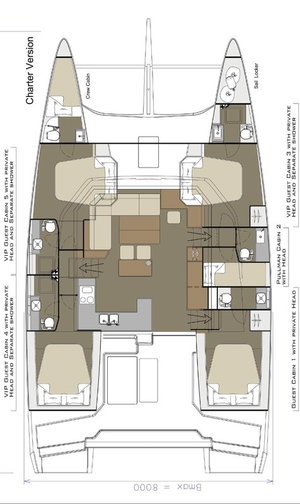 Dufour 48 Catamaran „Believe“ – fotka 51
