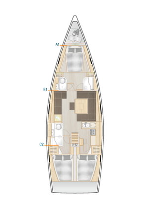 Hanse 458 „Amarena“ – fotka 20