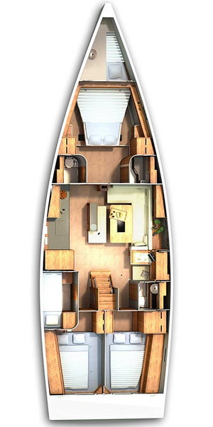 Hanse 505 „Blue Bonnet af Lovnas - OW“ – fotka 23