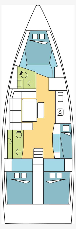 Dufour 430 GL „ABACHI“ – fotka 15