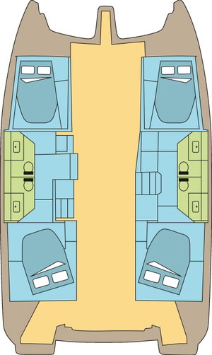 Fountaine Pajot New 41 Quatuor 4 „SISLEY“ – fotka 8
