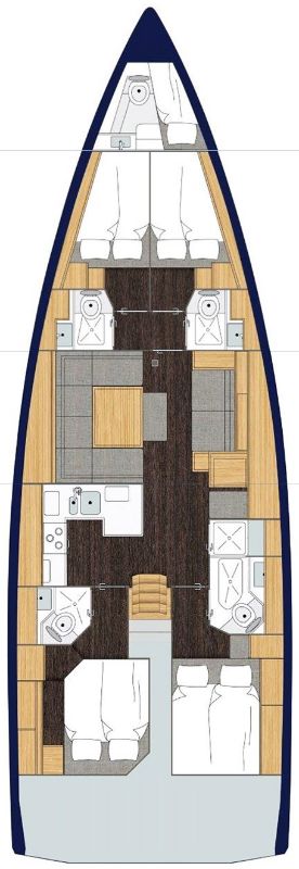 Bavaria C50 Style „Moya One“ – fotka 18